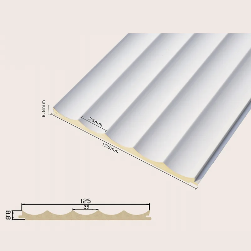 125 Solidus Recessed 5-Grid Fluted Wall Panel