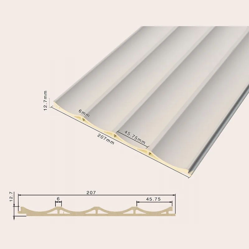 207 Caule Recessed 4-Grid Fluted Panel