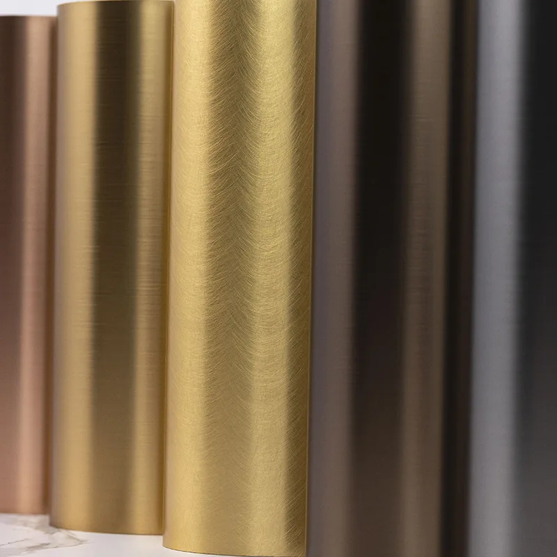 PET Metal textura Carbon Crystal Wall Panel